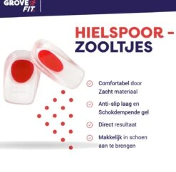GroveFit Anti Hielspoor Pakket Met Hielbeschermers En Sok - Zooltjes - Strassburg - Nachtspalk - Brace - Maat M -Merkloos Winkel 1200x1175 36