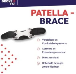 GroveFit Kniebrace - Knieband - Kniebandage - Patellabrace - Onesize -Merkloos Winkel 1200x1175 41