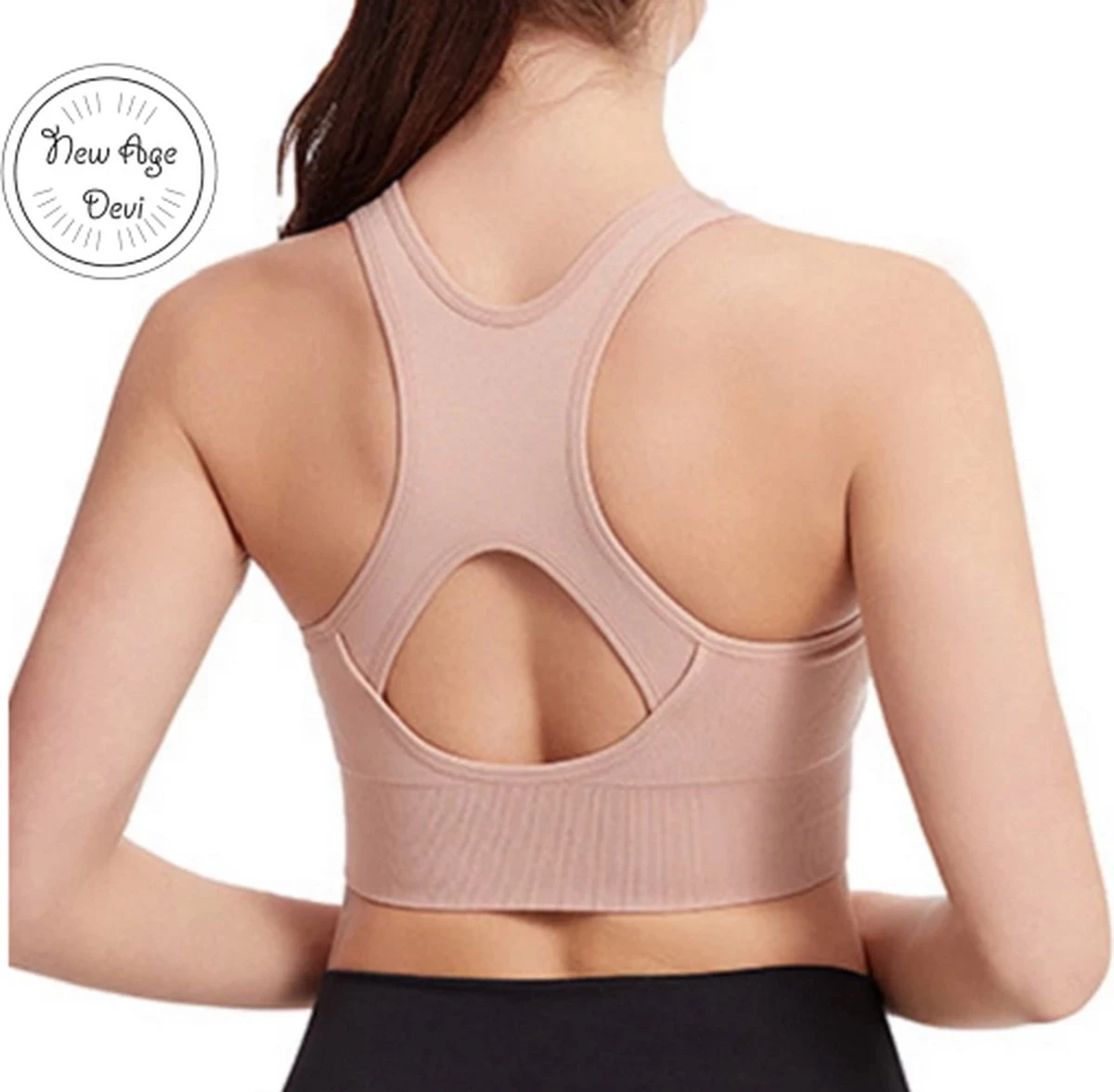 Sportbeha Met Voorsluiting - Zwart - Small 16 Sportbeha Met Voorsluiting - Zwart - Small - Afbeelding 14