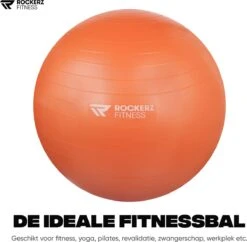 Rockerz Fitness® - Yoga Bal Inclusief Pomp - Pilates Bal - Fitness Bal - Zwangerschapsbal - Goede Houding Bij Het Thuiswerken - 75 Cm - Kleur: Oranje 25 Rockerz Fitness® - Yoga Bal Inclusief Pomp - Pilates Bal - Fitness Bal - Zwangerschapsbal - Goede Houding Bij Het Thuiswerken - 75 Cm - Kleur: Oranje -Merkloos Winkel 1200x1178 26
