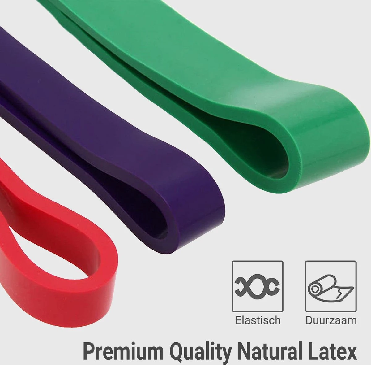 Resistance Band Pull Up - Pull Up Band - Powerpand Fitness Elastiek - Extra Zwaar 8 Resistance Band Pull Up - Pull Up Band - Powerpand Fitness Elastiek - Extra Zwaar - Afbeelding 6