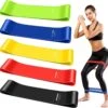Weerstandsbanden Set (5stuks) - Resistance Band - Fitness Elastiek - Elastiek Banden - Muscle Bands - Booty Bands - Trekveer - Sports Elastiek - Inclusief Opbergzakje En Schema Met Oefeningen - Fitnessset -Merkloos Winkel 1200x1180 18