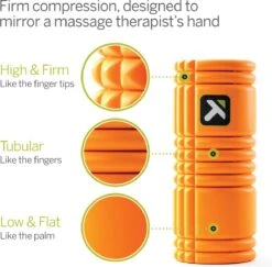 TriggerPoint - The Grid 1.0 Foam Roller - 33cm - Oranje - Schuim - Massage Roller - Yoga - Pilates - Fitness -Merkloos Winkel 1200x1180 2