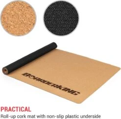 BoarderKING Indoorboard Classic Balance Board + Mat + Rol Hout/kurk Geel 13 BoarderKING Indoorboard Classic Balance Board + Mat + Rol Hout/kurk Geel -Merkloos Winkel 1200x1181 13