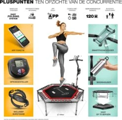 Sportstech Germany - HTX100 Smart Fitness-trampoline Met App -Merkloos Winkel 1200x1181 28
