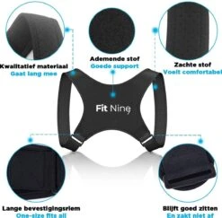 Fit Nine Rugbrace - One Size - Postuur & Rug Corrector - Rugband - Houding Correctie - Man & Vrouw -Merkloos Winkel 1200x1182 29