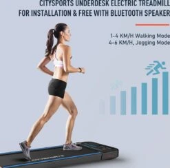 Citysports Loopband | Bluetooth | LCD-scherm | 440W -Merkloos Winkel 1200x1183 24