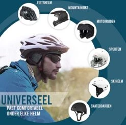 Muts – Helmmuts – Fietsmuts Voor Onder Helm – Skimuts – Sportmuts – Hardloopmuts – Winddicht – 52 – 60 CM – Grijs -Merkloos Winkel 1200x1184 14