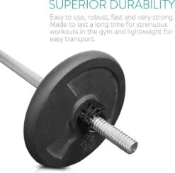 Navaris Halterstangsluiters- Lock Jaw Collar Set - 2x Barbell Sluiting - Halterstangsluiting - Sluitklemmen Voor Halterstangen -Merkloos Winkel 1200x1184 21