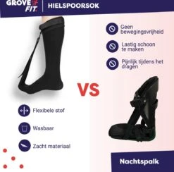 GroveFit Hielspoor Sok - Strassburg - Nachtspalk - Brace - Maat M -Merkloos Winkel 1200x1184 43