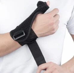 WiseGoods - Duimbrace - Duimspalk - Vingerspalk - Duimbandage - Polsbrace - Artrose - Reuma - Verstelbaar - Links - Rechts - Zwart -Merkloos Winkel 1200x1184 55