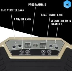 BX Fitness® - Ultra Slim Body Shaper - Fitness Trilplaat - Trainingsapparatuur Voor Uithoudingstraining - Power Plate - Full Body Workout - Sport Trilplaat Goud - Bevat Duidelijke Handleiding - NU Met Handige Voedingsgids! - Incl Stretch Bands -Merkloos Winkel 1200x1185 26