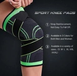 WiseGoods - Premium Kniebraces - Elastische Kniebandage - Knie Brace Heren En Dames - Squat - Kniepijn Sporten - Blessure - XL -Merkloos Winkel 1200x1185 42