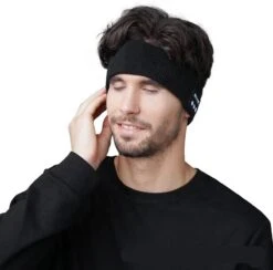 Femur®️ Haarband - Zweetband - Bluetooth Haarband - Muziek Haarband - Koptelefoon - Slaapmasker - Slaap Koptelefoon - Zwart -Merkloos Winkel 1200x1185 5