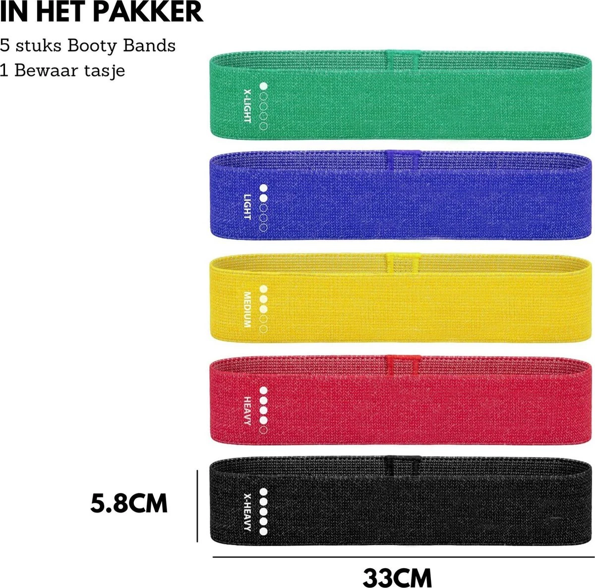 U Fit One® 5 Delige Resistance Band Set - Booty Band - Fitness Elastiek Set - Elastieken - Weerstandsband - Stretch Band - Fitness Thera Band - Fitnessband - Fysiotherapie -Yogaband - Pilatesband - Yoga - Pilates - Thuis Sporten - Home Gym - Ufitone 5 U Fit One® 5 Delige Resistance Band Set - Booty Band - Fitness Elastiek Set - Elastieken - Weerstandsband - Stretch Band - Fitness Thera Band - Fitnessband - Fysiotherapie -Yogaband - Pilatesband - Yoga - Pilates - Thuis Sporten - Home Gym - Ufitone - Afbeelding 3