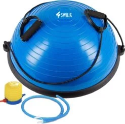 SWILIX ® Balanstrainer - Balance Board Met Weerstandsbanden - Balansbord Blauw