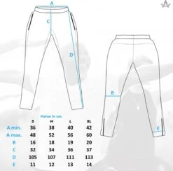 Trainingsbroek Heren - 100% Organisch Katoen - Zwart - Skinny Fit - Extra Lange Joggingsbroek Heren - Handgemaakt In Portugal - Zakken Met Rits - Sportbroek Zwart - APM - XL -Merkloos Winkel 1200x1187 4