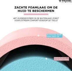 Breaking Limits Fitness Hoelahoep Voor Volwassenen – Gemaakt Van Roestvrij Staal, Zachte Foam En Anti-Zweet Buitenlaag – Sport Hoepel – Hula Hoop/ Weight Hoop – HoolaHoop – Roze – 94CM + 1 Tot 8 KG -Merkloos Winkel 1200x1188 36