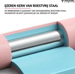 Breaking Limits Fitness Hoelahoep Voor Volwassenen – Gemaakt Van Roestvrij Staal, Zachte Foam En Anti-Zweet Buitenlaag – Sport Hoepel – Hula Hoop/ Weight Hoop – HoolaHoop – Roze – 94CM + 1 Tot 8 KG -Merkloos Winkel 1200x1188 37