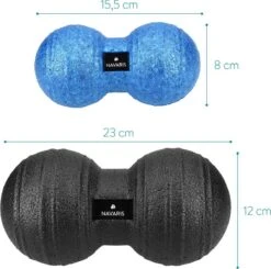 Navaris 2x Peanut Duo Massage Ball - In Twee Maten - Bal Voor Zelfmassage - Triggerpoint Massage - Massagebal In Pindavorm - Verschillende Kleuren 14 Navaris 2x Peanut Duo Massage Ball - In Twee Maten - Bal Voor Zelfmassage - Triggerpoint Massage - Massagebal In Pindavorm - Verschillende Kleuren -Merkloos Winkel 1200x1189 33