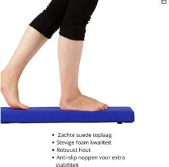 Opvouwbare Turnbalk - 2,2 M - Blauw - Evenwichtsbalk 12 Opvouwbare Turnbalk - 2,2 M - Blauw - Evenwichtsbalk -Merkloos Winkel 1200x1189 36