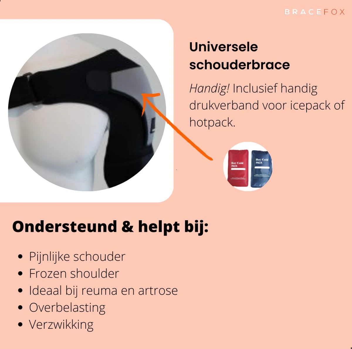 Verstelbare Schouderbrace 'FlexLock 3' | Rechts Dragend | Universele Maat | Man én Vrouw | BraceFox™ 8 Verstelbare Schouderbrace 'FlexLock 3' | Rechts Dragend | Universele Maat | Man én Vrouw | BraceFox™ - Afbeelding 6