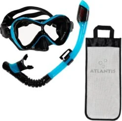 Atlantis Abaco Combo - Snorkelset - Kinderen - Zwart/Turquoise -Merkloos Winkel 1200x1190 20