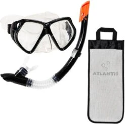 Atlantis Andros Combo - Snorkelset - Volwassenen - Zwart -Merkloos Winkel 1200x1191 15