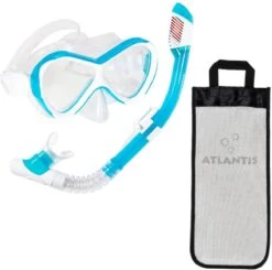 Atlantis Abaco Combo - Snorkelset - Kinderen - Wit/Turquoise -Merkloos Winkel 1200x1191 16