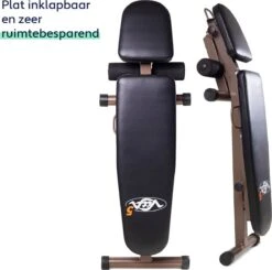 Vita5 Halterbank – Fitnessbank – Verstelbaar Met Rugleuning – Voor Gewichten – Incl. Weerstandsbanden En Beenhouder – Inklapbaar -Merkloos Winkel 1200x1191 24