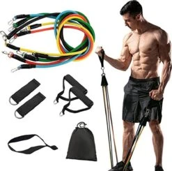 XTREMEFIT™ - XXL Fit Set - Weerstandsbanden - Nu Met GRATIS Springtouw! - Cardio En Krachttraining In één - Train Tot 45 Kilo -Merkloos Winkel 1200x1191 41