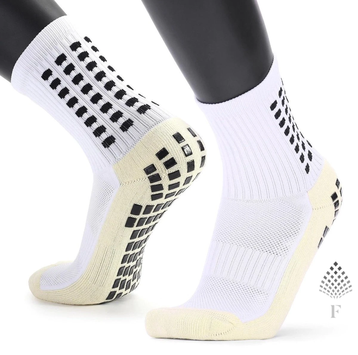 Gripsokken Voetbal – Wit – Gripsokken – Grip Sok – One Size 3 Gripsokken Voetbal – Wit – Gripsokken – Grip Sok – One Size