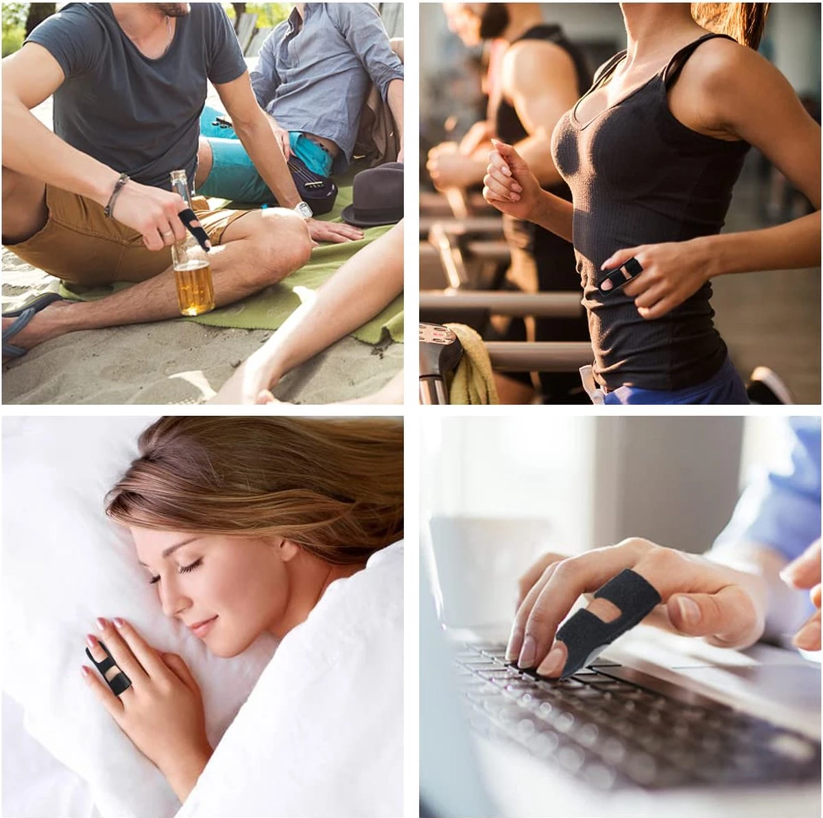 WG COMMERCE ® Vingerspalk - Vingerbrace - Geschikt Voor Wijs-, Middel-, Ringvinger - One Size 4 WG COMMERCE ® Vingerspalk - Vingerbrace - Geschikt Voor Wijs-, Middel-, Ringvinger - One Size - Afbeelding 2