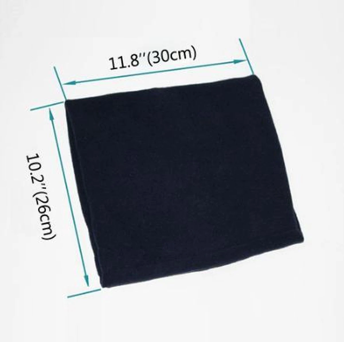 Nekwarmer Fleece Unisex - Zwart - One Size 7 Nekwarmer Fleece Unisex - Zwart - One Size - Afbeelding 5