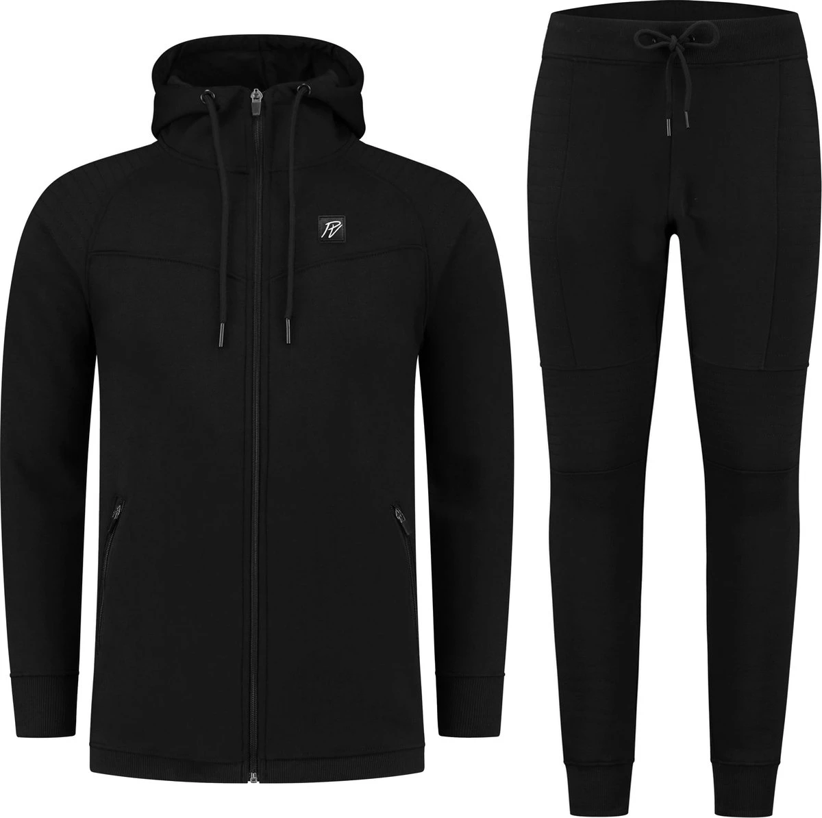Paulo Vici Joggingpak -Trainingspak Heren - Tracksuit - Zwart 3 Paulo Vici Joggingpak -Trainingspak Heren - Tracksuit - Zwart