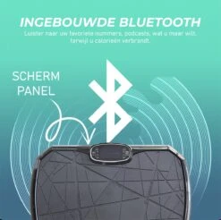 Luxari - Trilplaat Pro - Bluetooth Speaker - 5 Trainingsprogramma's & 180 Niveaus - 2 Fitness Weerstandskabels - Afstandsbediening - Zwart -Merkloos Winkel 1200x1194 36