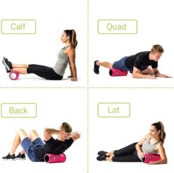 TriggerPoint - The Grid 1.0 Foam Roller - 33cm - Roze - Schuim - Massage Roller - Yoga - Pilates - Fitness -Merkloos Winkel 1200x1195 3