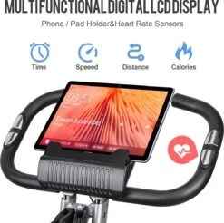 FOXSPORT Hometrainers - X-Bike Hometrainer Met Rugleuning - Fitness Fiets Opvouwbaar - 8 Weerstandsniveaus - Tablethouder - Ergometer - Polssensor - Trainingscomputer - Inklapbaar - Fitness Bike - Max. 136 Kg -Merkloos Winkel 1200x1195 44