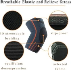 Elleboogbrace | Elbow Sleeve | Elleboogband | Elleboog Bescherming | Crossfit | Fitness | Powerliften | Basketbal | Tennis |compressieband | Maat L -Merkloos Winkel 1200x1195 60