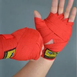 Merkloos 2 Stuks/rollen 3 M Katoen Boksen Sport Strap Kick Boksen Bandage Sanda Muay Thai Karate MMA Taekwondo Hand Handschoenen Wraps | Boxen | Bokspads | Fitness | Thai Boxing | Blauw -Merkloos Winkel 1200x1196 44