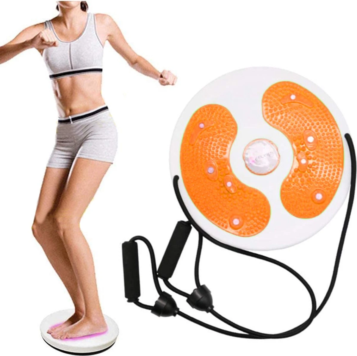 Ariko Cardio Twister - Waist Ab Trainer - Buikspiertrainer - Balanstrainer - Workout - Balance Board - Hometrainer - Oranje 3 Ariko Cardio Twister - Waist Ab Trainer - Buikspiertrainer - Balanstrainer - Workout - Balance Board - Hometrainer - Oranje