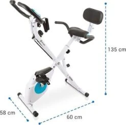 CAPITAL SPORTS Azura M3 Pro Hometrainer - Cardio Fiets - Fitness Trainer - X Bike Of Relaxbike - Magneetweerstand 8 Standen - Tablethouder - Expandersysteem -Merkloos Winkel 1200x1197 62