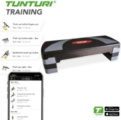 Tunturi Aerobic Step Compact - Fitness Step Verstelbaar - Aerobics Stepper - Zwart - Incl. Gratis Fitness App -Merkloos Winkel 1200x1197 70