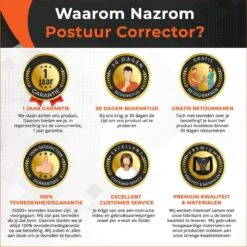 NAZROM® - Postuur Corrector - Houding Correctie - Nieuw Design Houding Rug Corrector Tegen Rugklachten – Maat M 12 NAZROM® - Postuur Corrector - Houding Correctie - Nieuw Design Houding Rug Corrector Tegen Rugklachten – Maat M -Merkloos Winkel 1200x1198 109