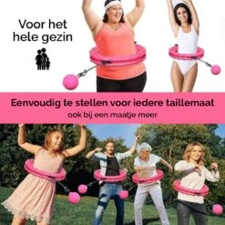 Zoluko Hoelahoep - Incl. E-Book - Hula Hoop - Hoepel - Hoelahoep Fitness - Hula Hoop Fitness - Fitness Hoepel - Weighted Hula Hoop - Weight Hoop - Hoelahoep Met Gewicht - Hoelahoep Volwassenen - Hoepel Fitness - Body Hoop - 1.7 KG - Roze -Merkloos Winkel 1200x1198 45
