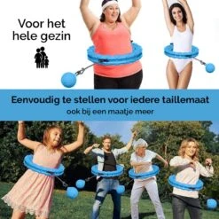 Zoluko Hoelahoep - Incl. E-Book - Hula Hoop - Hoepel - Hoelahoep Fitness - Hula Hoop Fitness - Fitness Hoepel - Weighted Hula Hoop - Weight Hoop - Hoelahoep Met Gewicht - Hoelahoep Volwassenen - Hoepel Fitness - Body Hoop - 1.7 KG - Blauw -Merkloos Winkel 1200x1198 59