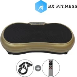 BX Fitness® - Ultra Slim Body Shaper - Fitness Trilplaat - Trainingsapparatuur Voor Uithoudingstraining - Power Plate - Full Body Workout - Sport Trilplaat Goud - Bevat Duidelijke Handleiding - NU Met Handige Voedingsgids! - Incl Stretch Bands -Merkloos Winkel 1200x1198 83