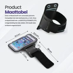 Merkloos Telefoon Armband – Hardloop Armband – Hardloop Telefoonhouder – Sportarmband – Smartphone Armband – Waterafstotend – Inclusief Pasjes- En Sleutelvakje – Verstelbaar Ontwerp -Merkloos Winkel 1200x1198 95