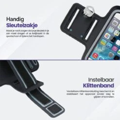 Merkloos Telefoon Armband – Hardloop Armband – Hardloop Telefoonhouder – Sportarmband – Smartphone Armband – Waterafstotend – Inclusief Pasjes- En Sleutelvakje – Verstelbaar Ontwerp -Merkloos Winkel 1200x1198 96