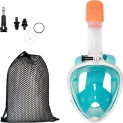 X10 Full Face Mask- Snorkelmasker - Volwassenen - Turquoise - S/M -Merkloos Winkel 1200x1199 19